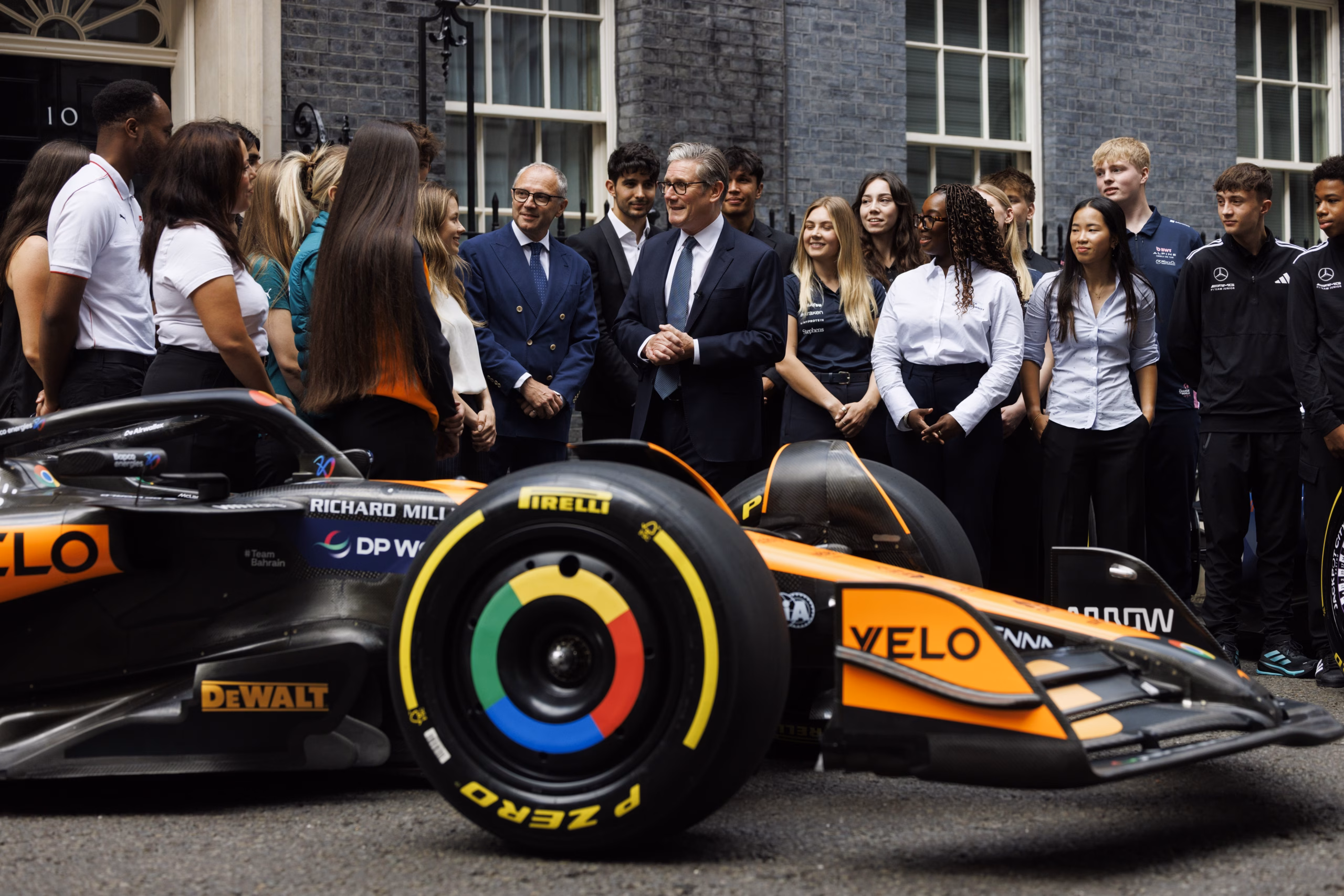 Prime Minister Keir Starmer hosts Formula One reception